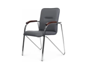 Стул Самба с деревянными подлокотниками SMB-02H Хром гальв. images