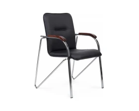 Стул Самба с деревянными подлокотниками SMB-02H Хром гальв. images