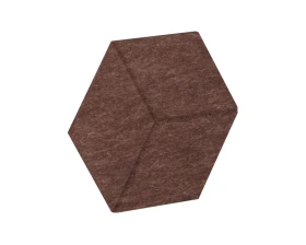 Настенная панель шестигранная (3 луча) VE.NP-6G3LU-100 200x173x12 Акустикс / AcustiX images