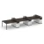 Дуб мали/Белый бриллиант/Металл черный