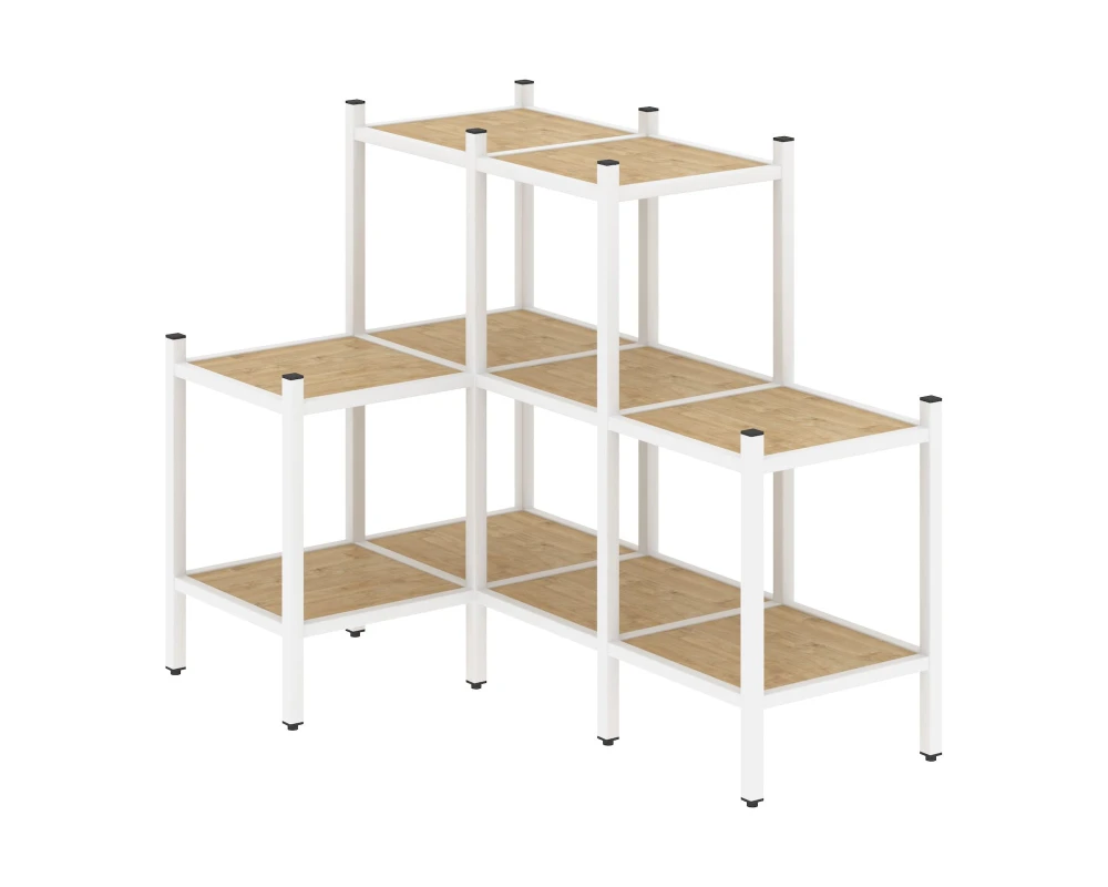 Угловой внутренний стеллаж L-37 862x1278x1047 Лофт / Loft