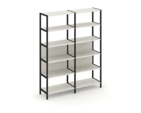 Двухсекционный стеллаж пятиярусный 1590х400х1980 Шелф Систем / Shelf System images