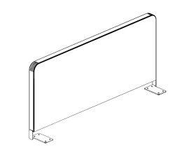 Экран боковой ЛДСП 600х16х397 Стайл Проджект / Style Project images