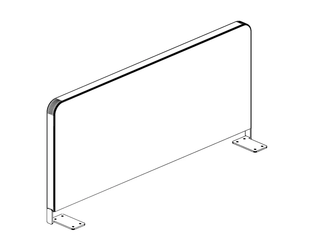 Экран боковой ЛДСП 700х16х397 Стайл Проджект / Style Project