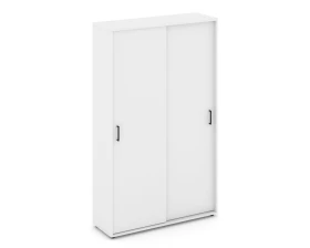 Шкаф-купе для одежды с полками и выдвижной штангой в каждой секции 1200x400x1982 зад. стенка HDF Стайл Проджект / Style Project images