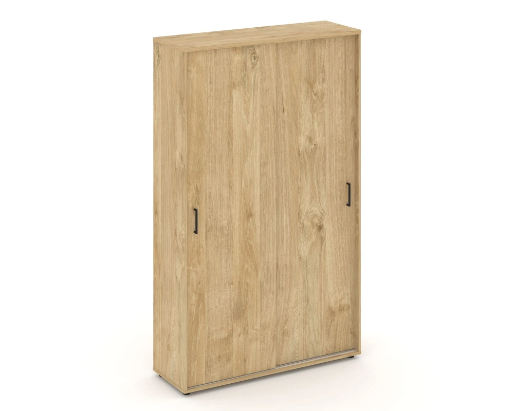 Шкаф-купе с полками в 2-х секциях 1200x400x1982 зад. стенка HDF Стайл Проджект / Style Project