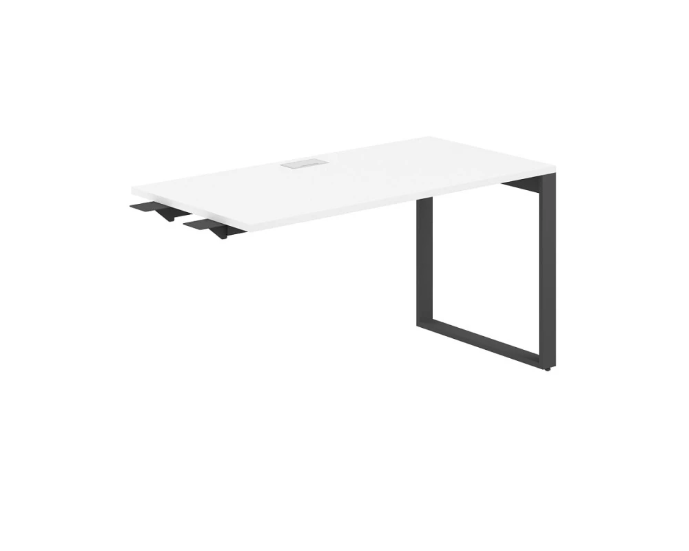 Стол комбо с лючком 1400х700х750 Аллегро / Allegro Белый/Антрацит
