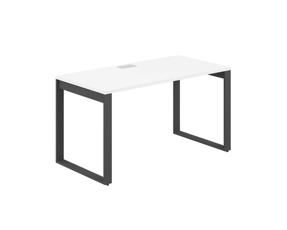 Стол с лючком 1400х700х750 Аллегро / Allegro Белый/Антрацит