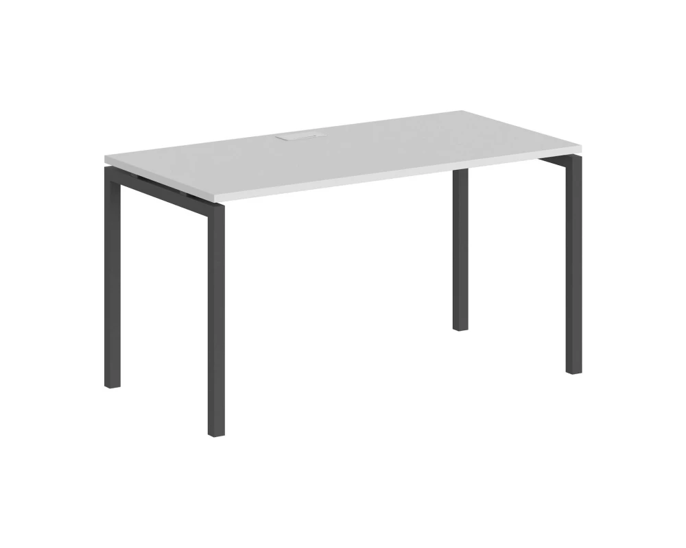 Стол 1200x600x750 профиль антрацит: 40x40 Сигма / Sigma Белый
